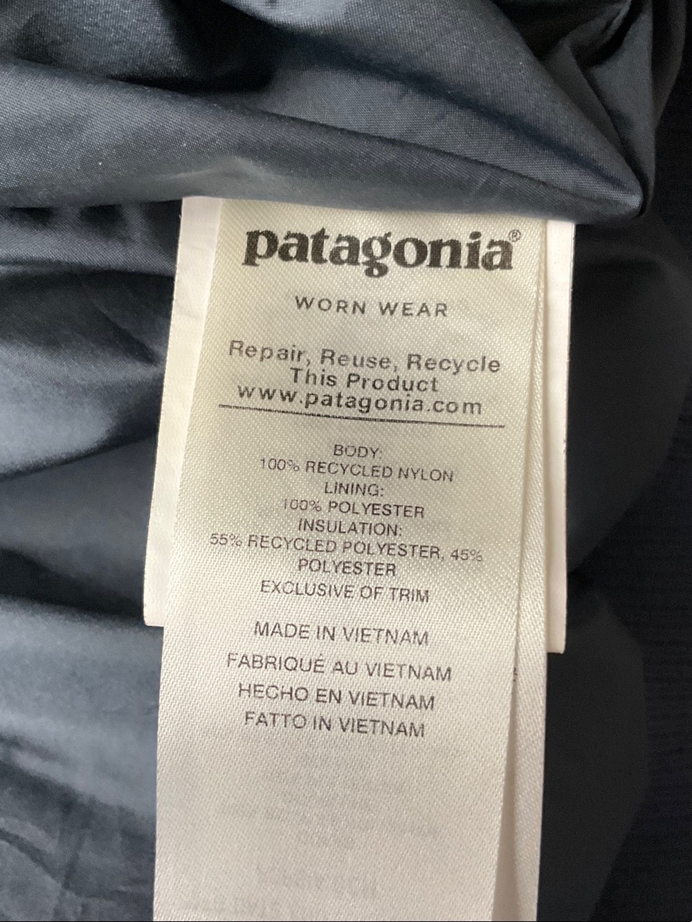 Patagonia Women's Prow Bomber Smolder Blue Jacket Style #28106 FA2019 - Picture 4 of 16